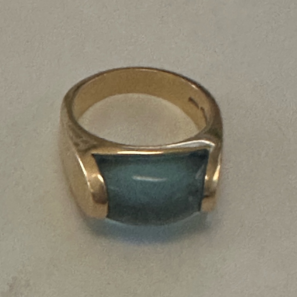Bulgari Blue Topaz Tronchetto Ring